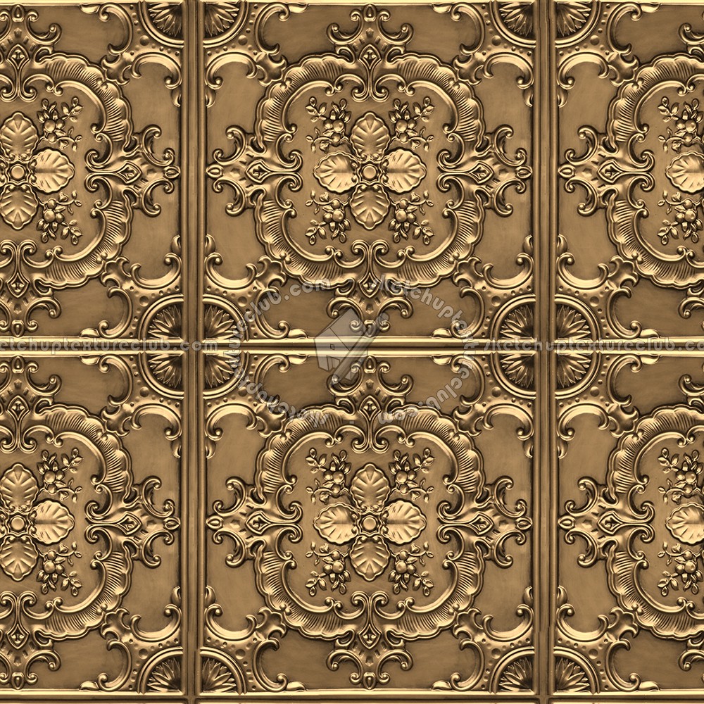 Textures   -   MATERIALS   -   METALS   -   Panels  - Bronze metal panel texture seamless 10394 (seamless)