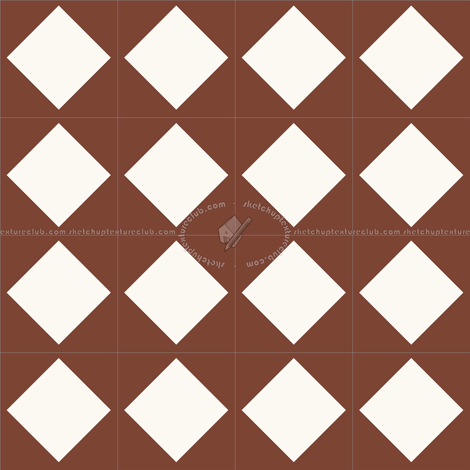 Textures   -   ARCHITECTURE   -   TILES INTERIOR   -   Cement - Encaustic   -   Checkerboard  - Checkerboard cement floor tile texture seamless 13402 (seamless)