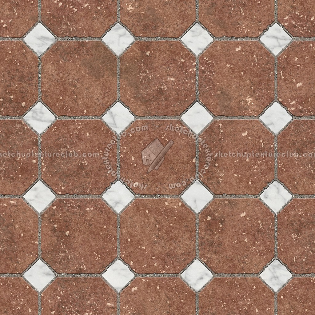 Textures - ARCHITECTURE - PAVING OUTDOOR - Terracotta - Blocks regular - Cotto paving outdoor regular blocks texture seamless 06641 (seamless)