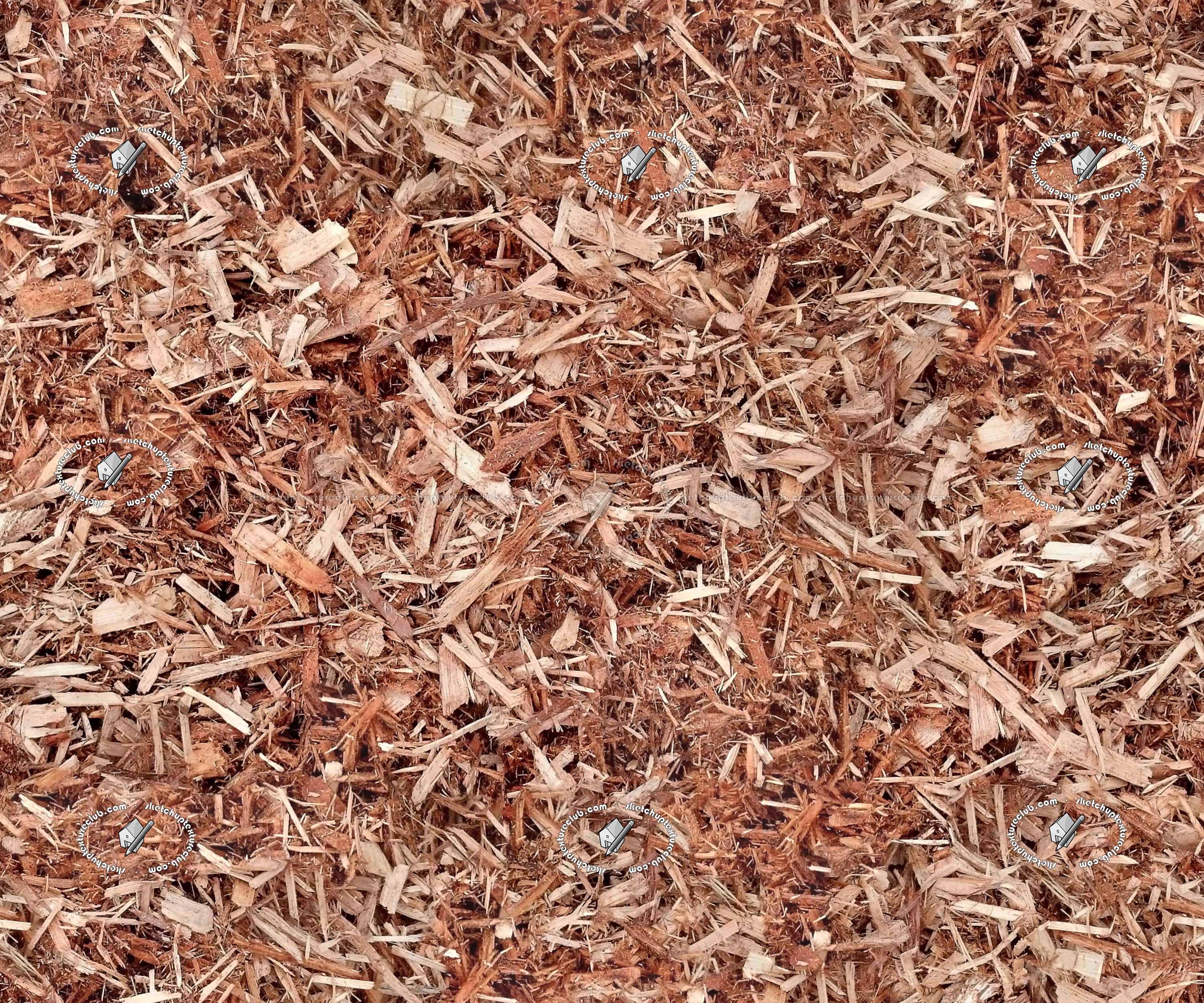 Wood Chips - Mulch textures seamless