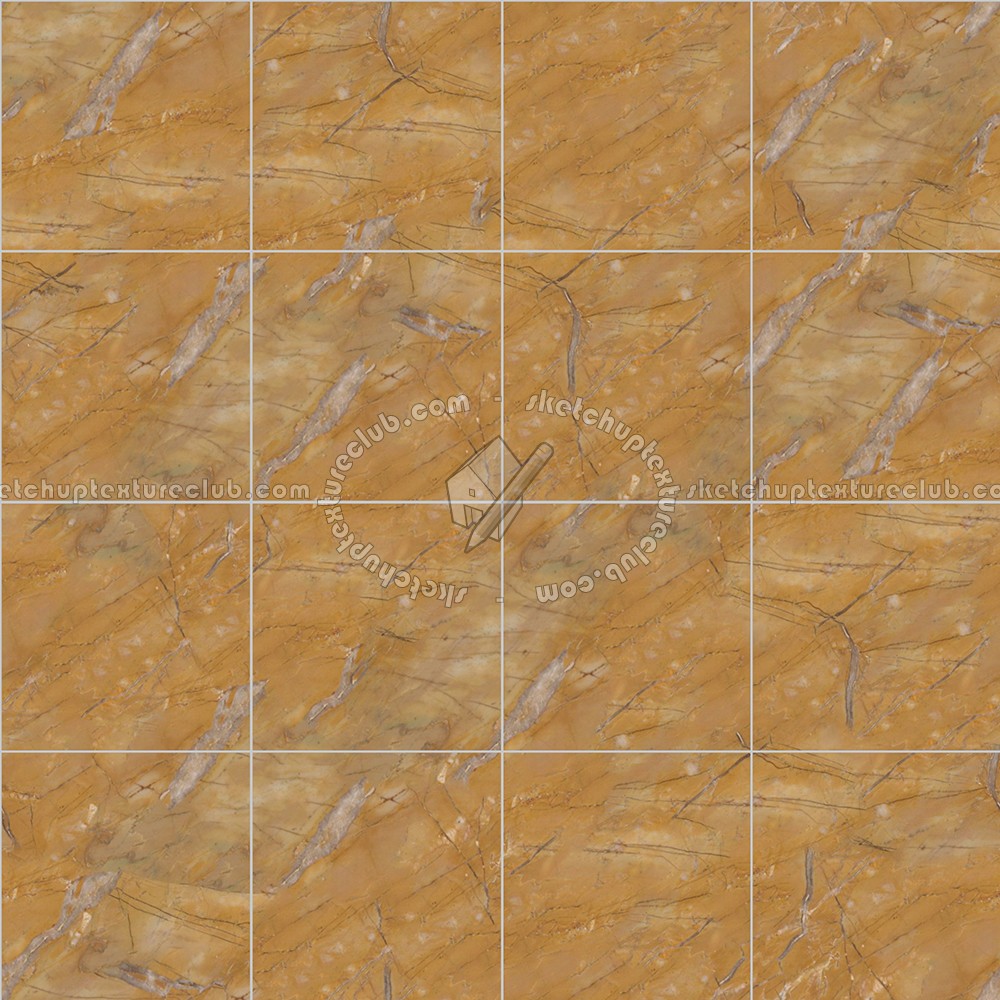 Textures   -   ARCHITECTURE   -   TILES INTERIOR   -   Marble tiles   -   Yellow  - Siena yellow marble floor tile texture seamless 14898 (seamless)