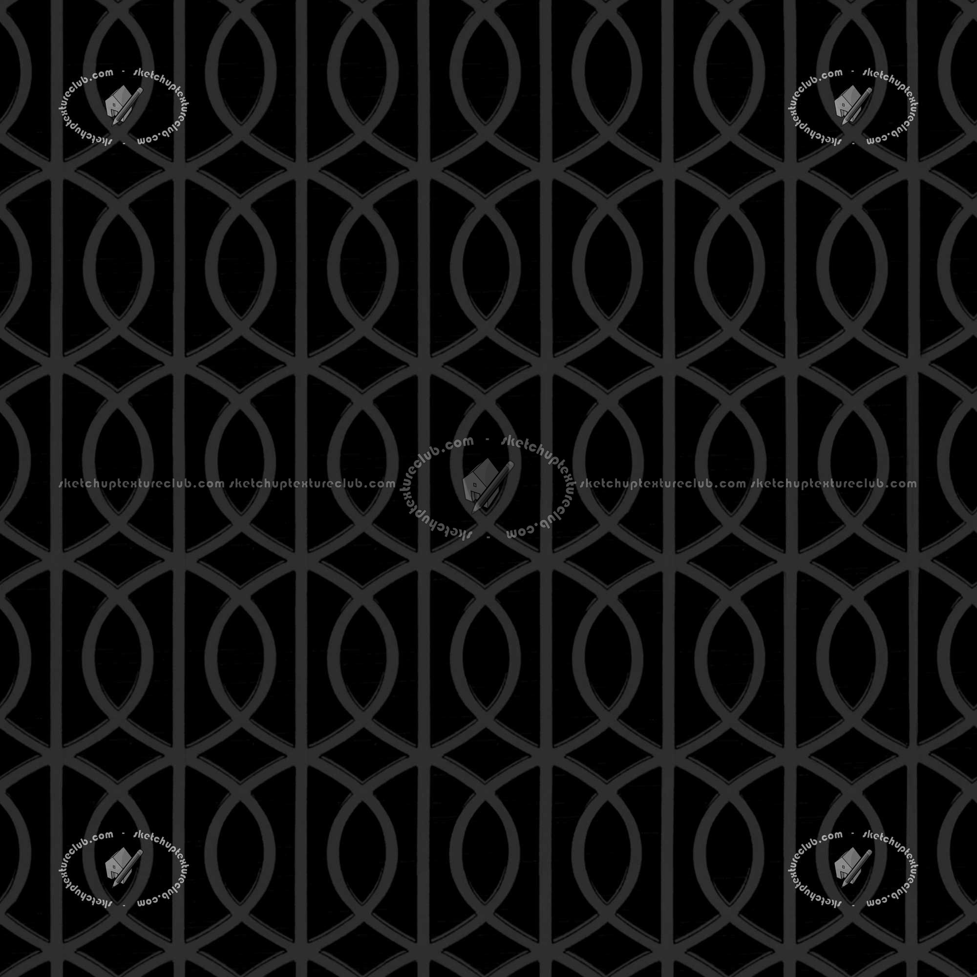 Textures   -   MATERIALS   -   FABRICS   -   Geometric patterns  - Green covering fabric geometric printed texture seamless 20941 - Specular