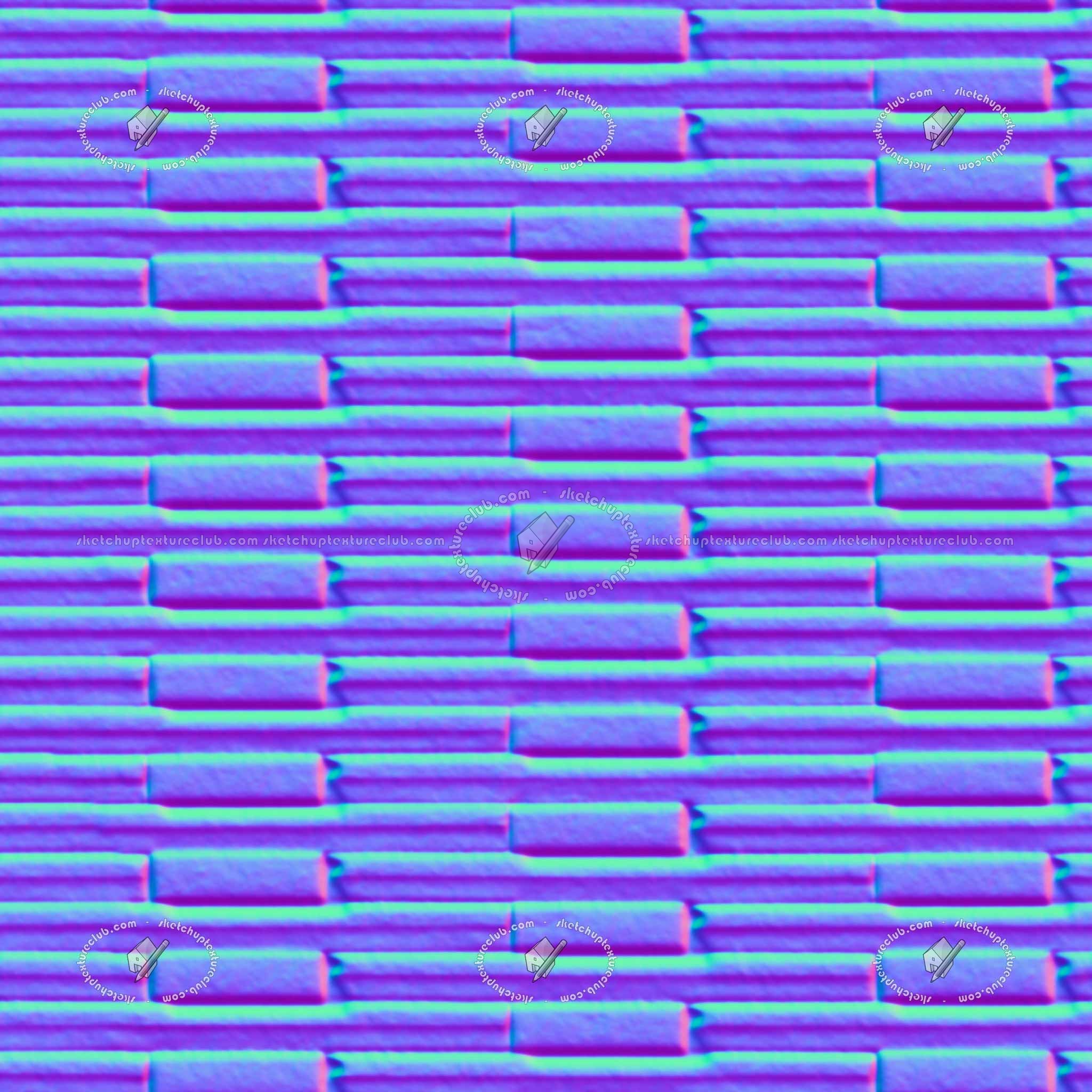 Textures   -   ARCHITECTURE   -   WALLS TILE OUTSIDE  - Outside ceramics wall cladding texture semaless 21292 - Normal