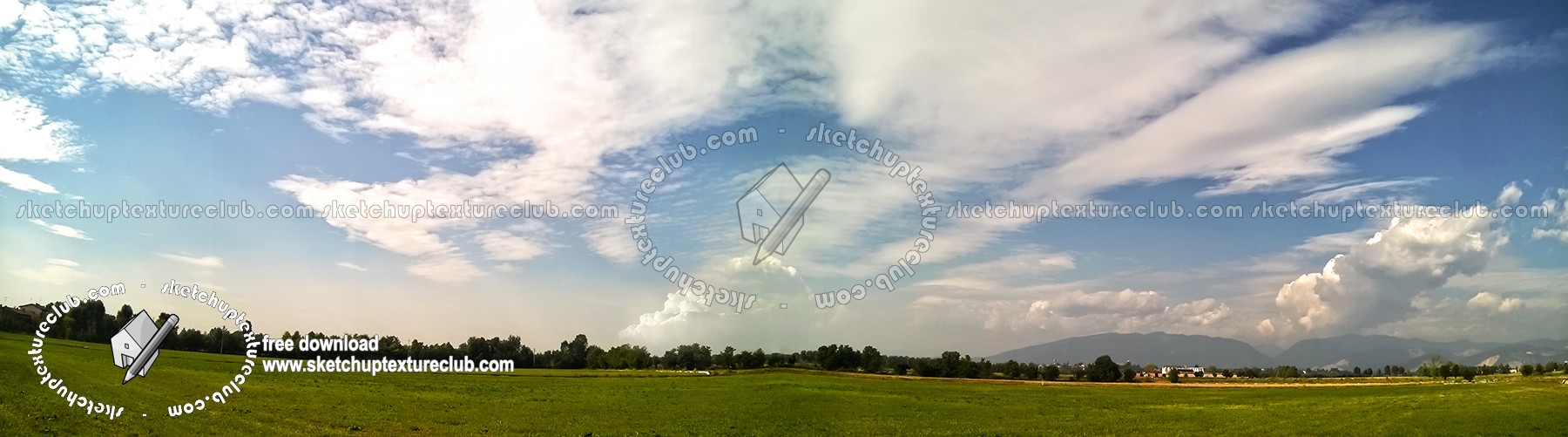 Textures   -   BACKGROUNDS &amp; LANDSCAPES   -   SKY &amp; CLOUDS  - Panoramic sky with clouds background 17782