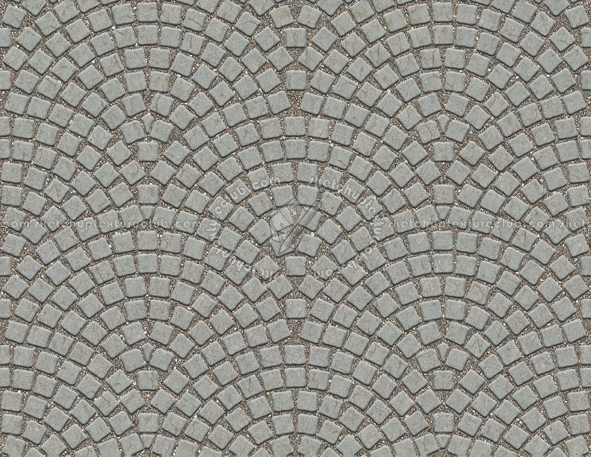 Textures - ARCHITECTURE - ROADS - Paving streets - Cobblestone - Street paving cobblestone texture seamless 07337 (seamless)