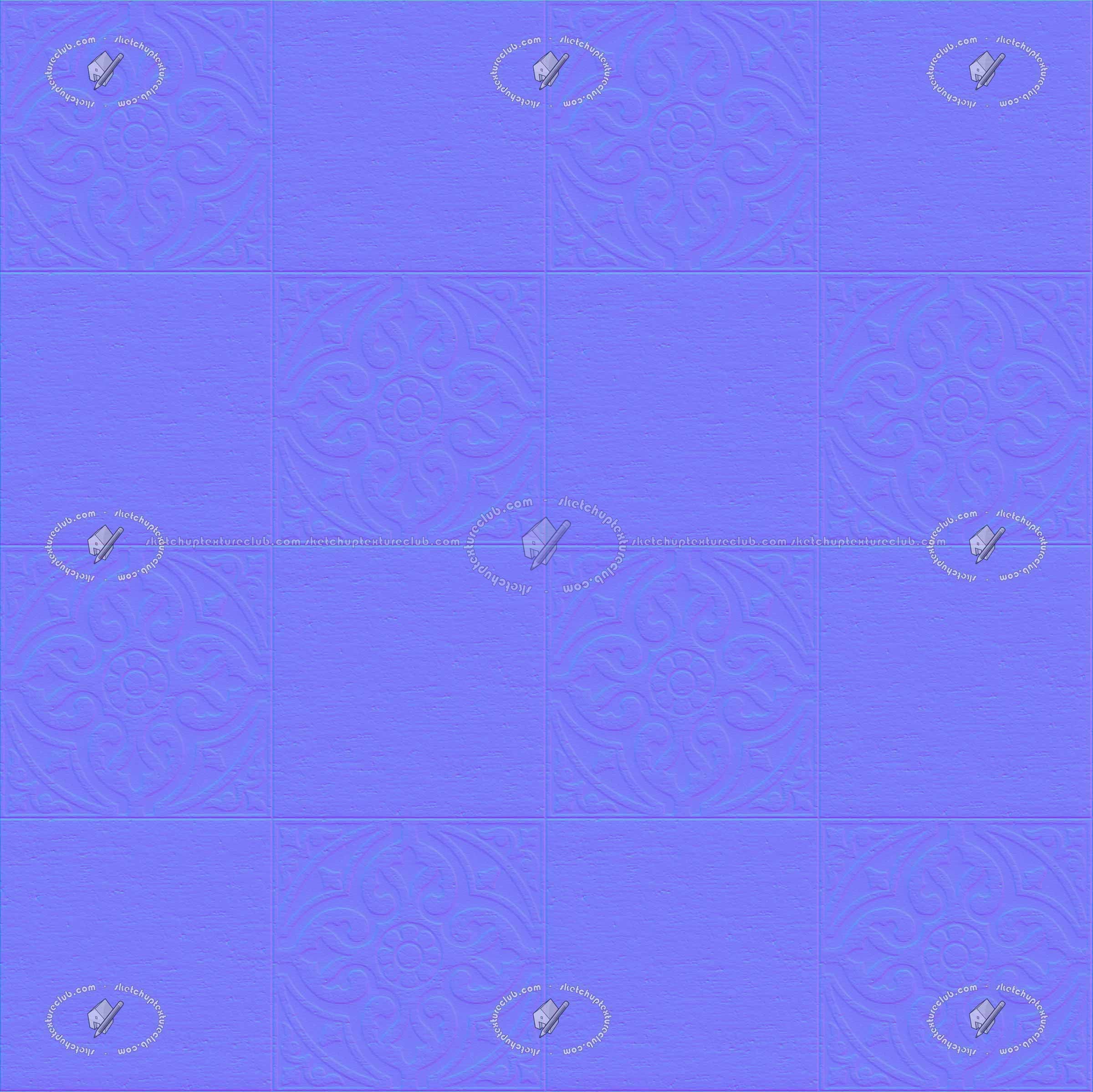 Textures   -   ARCHITECTURE   -   TILES INTERIOR   -   Marble tiles   -   Marble geometric patterns  - Travertine floor tile texture seamless 2 21122 - Normal