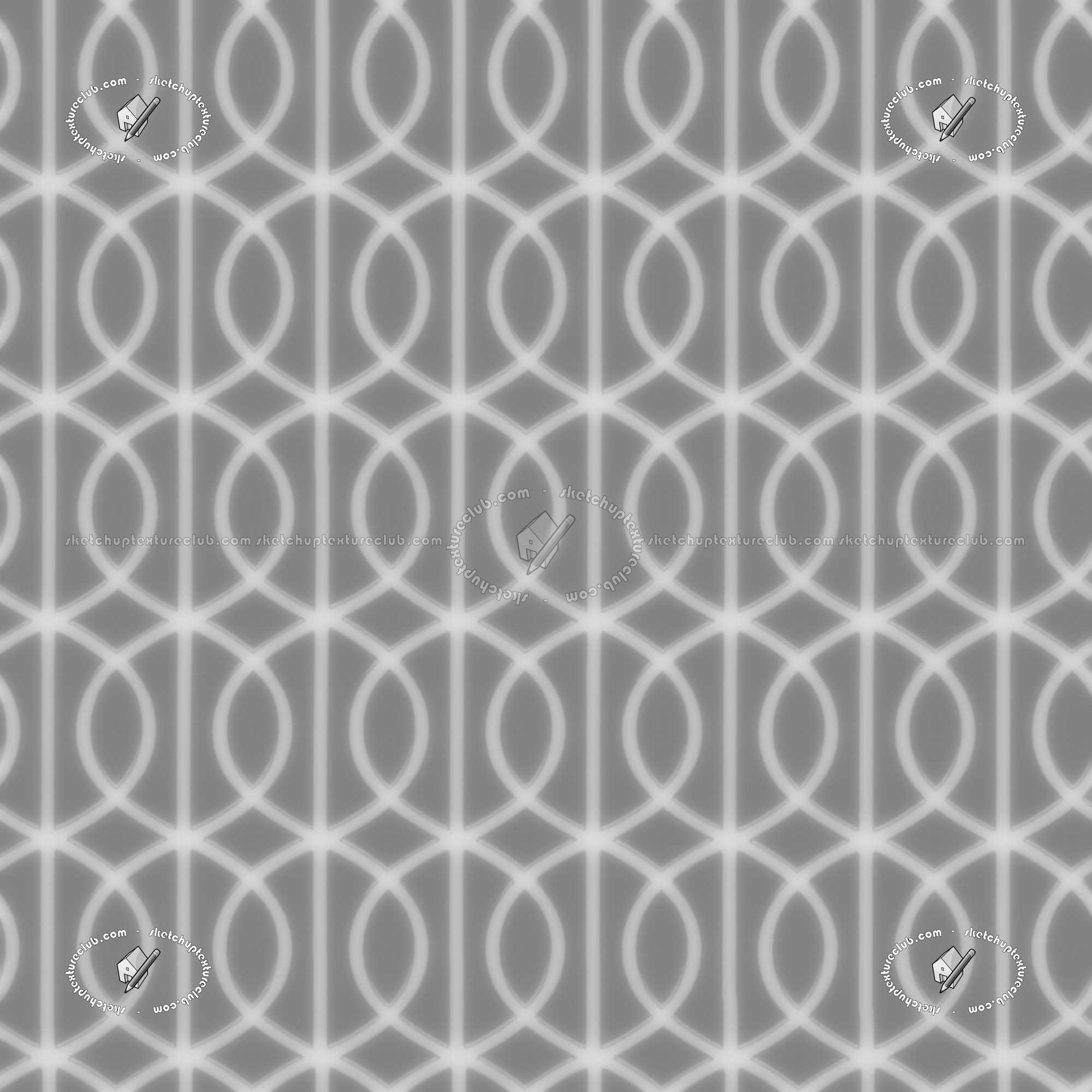 Textures   -   MATERIALS   -   FABRICS   -   Geometric patterns  - Blue covering fabric geometric printed texture seamless 20942 - Bump