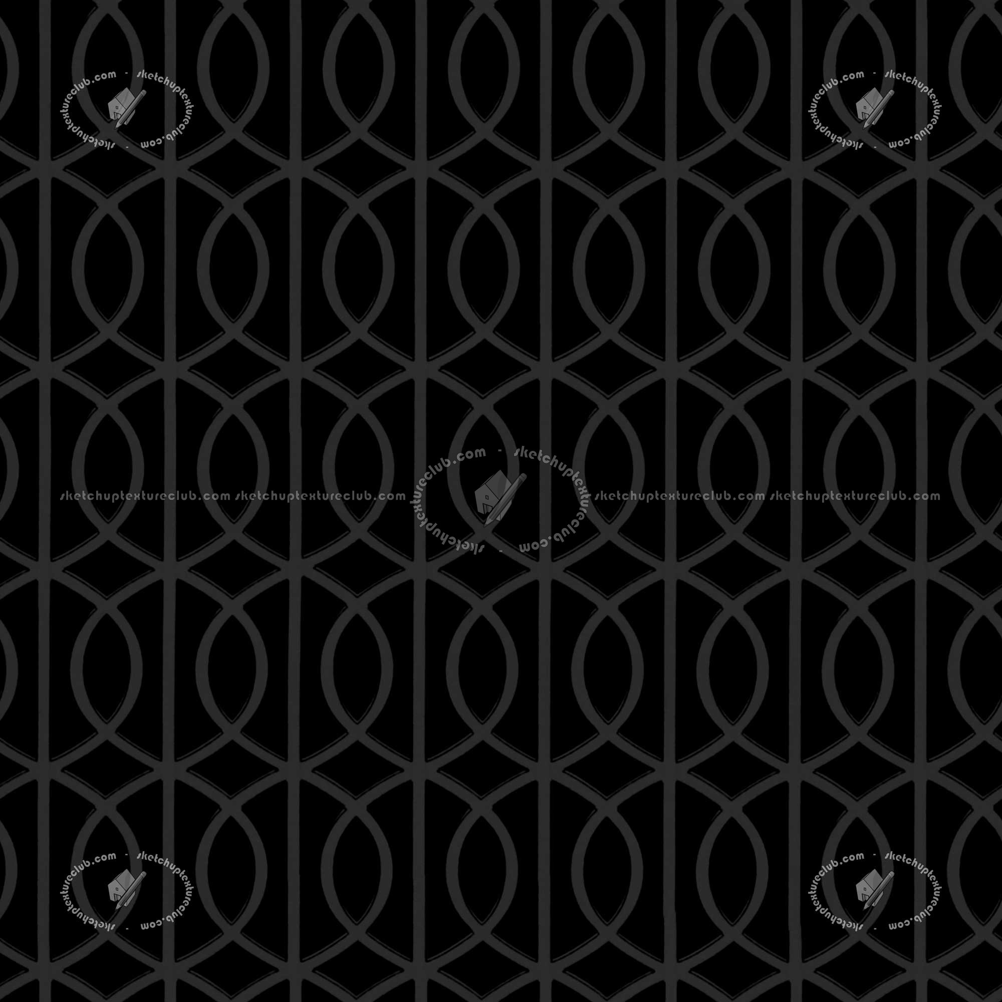 Textures   -   MATERIALS   -   FABRICS   -   Geometric patterns  - Blue covering fabric geometric printed texture seamless 20942 - Specular