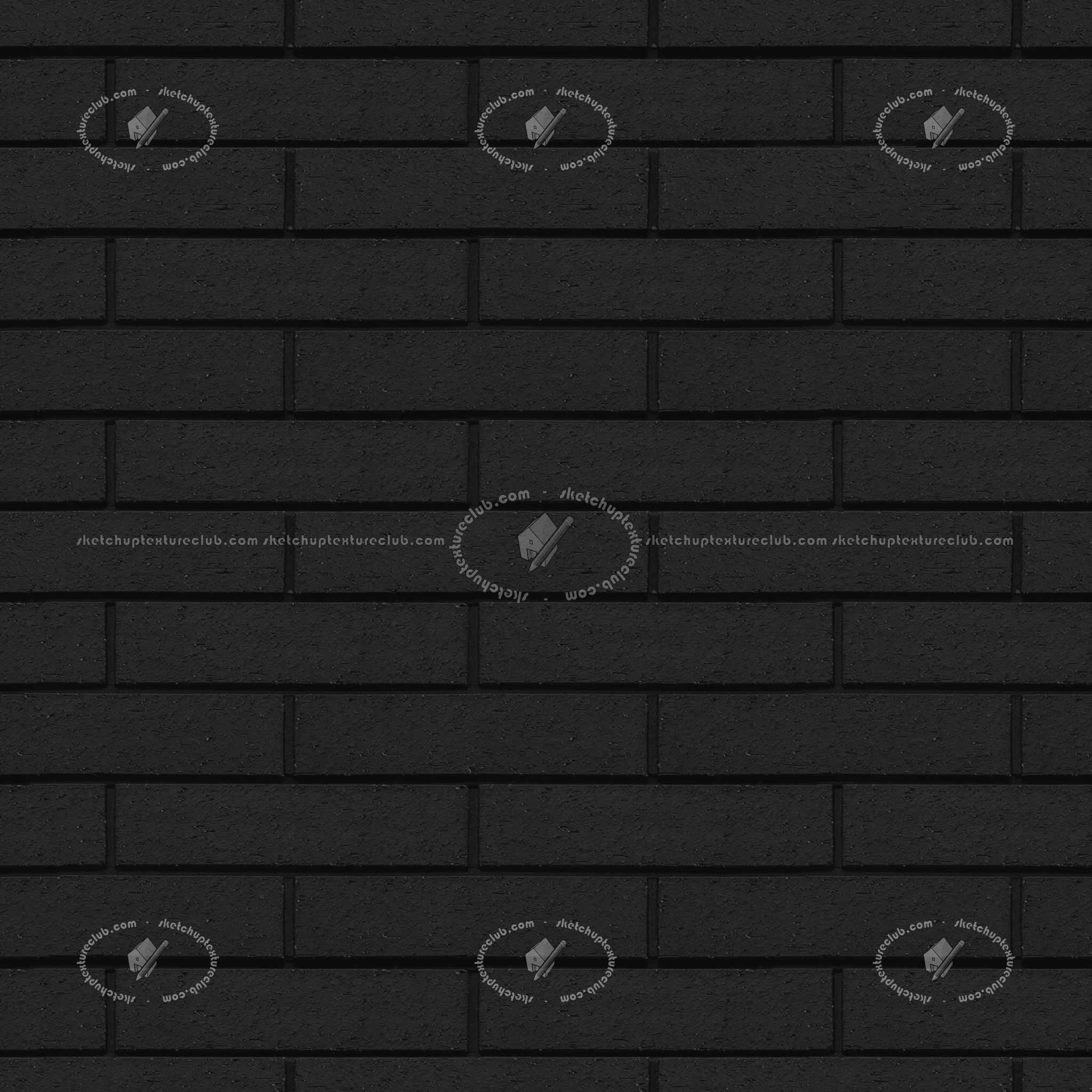 Textures   -   ARCHITECTURE   -   WALLS TILE OUTSIDE  - Dark clay tile wall cladding texture seamless 21293 - Specular