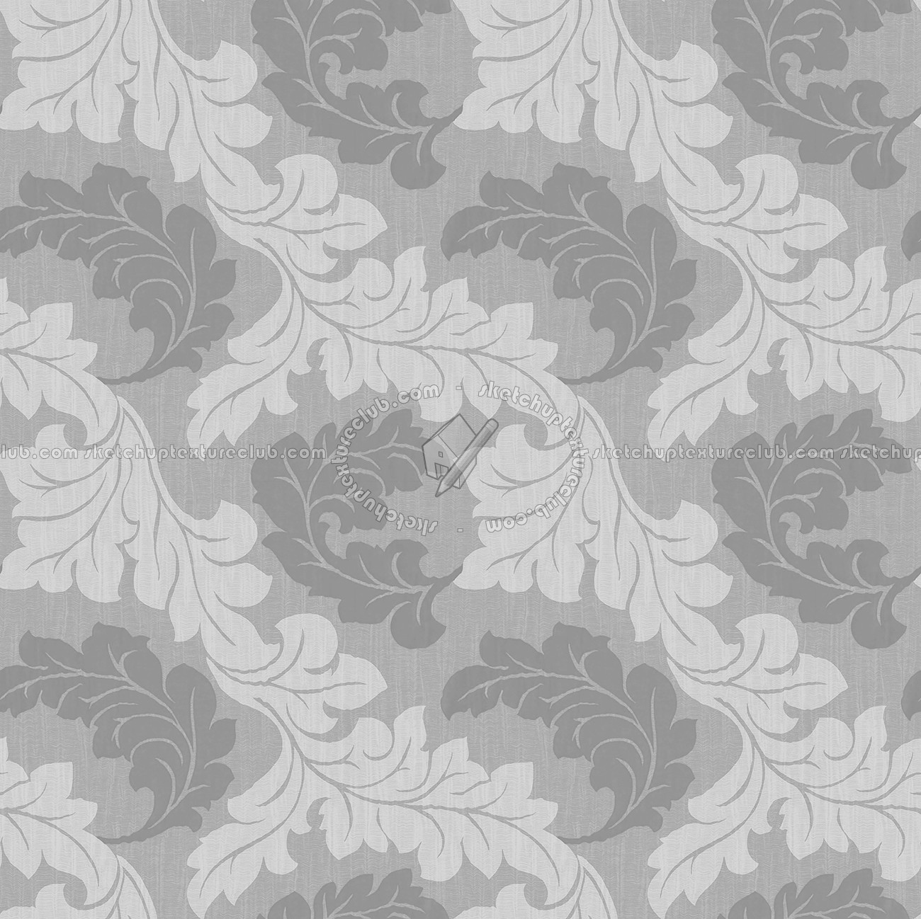 Textures - MATERIALS - WALLPAPER - Parato Italy - Nobile - Leaf nobile wallpaper by parato texture seamless 11454 - Bump
