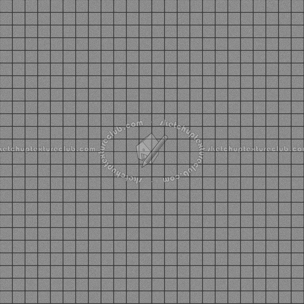 Textures - ARCHITECTURE - TILES INTERIOR - Mosaico - Pool tiles - Mosaico pool tiles texture seamless 15684 - Bump