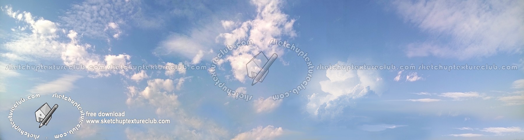 Textures   -   BACKGROUNDS &amp; LANDSCAPES   -   SKY &amp; CLOUDS  - Panoramic sky with clouds background 17783
