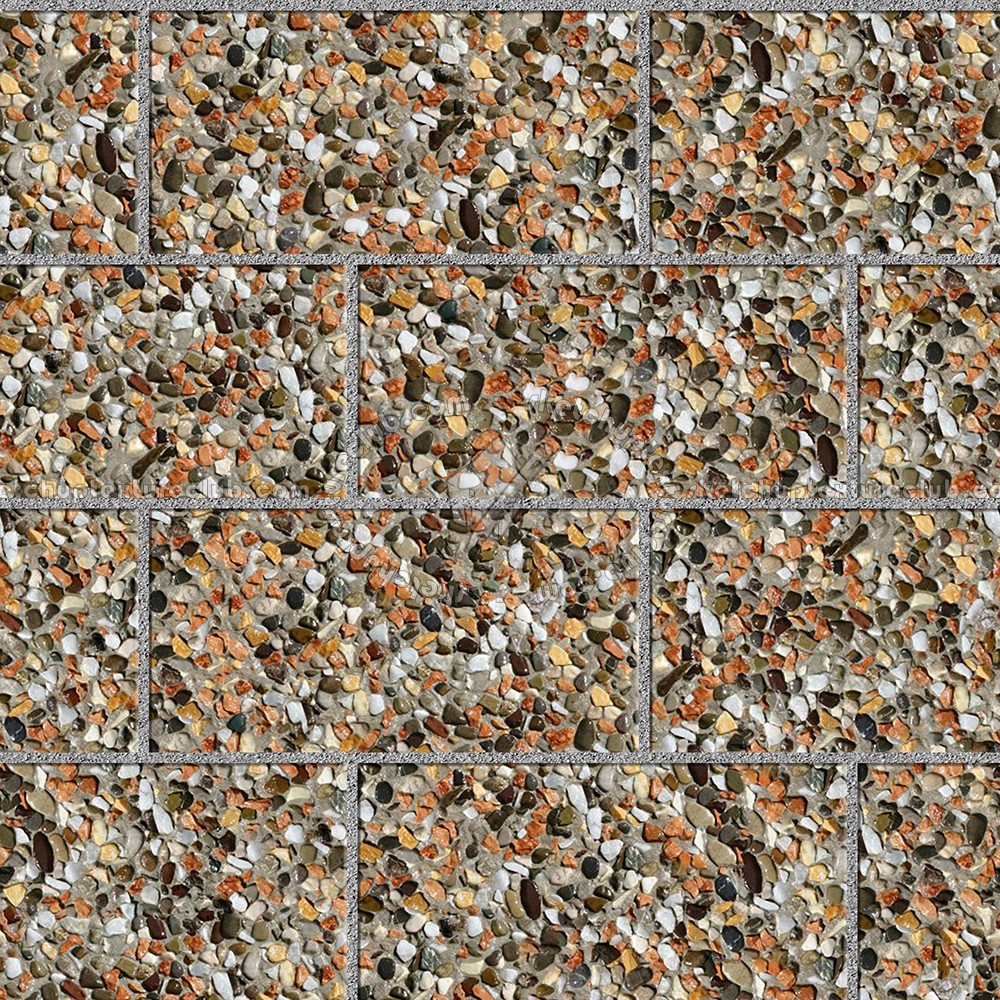 Textures - ARCHITECTURE - PAVING OUTDOOR - Washed gravel - Washed gravel paving outdoor texture seamless 17856 (seamless)