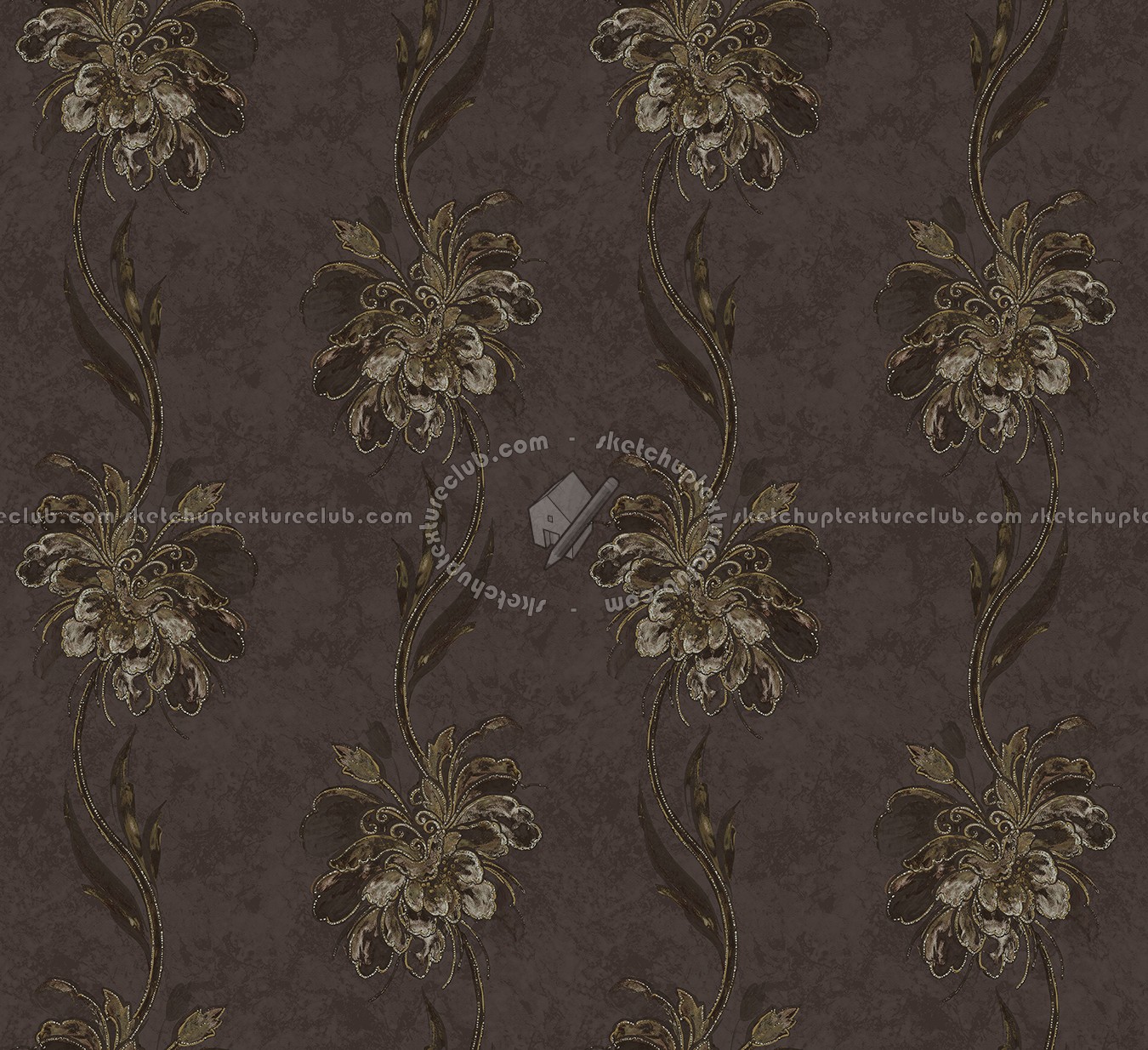 Textures - MATERIALS - WALLPAPER - Parato Italy - Anthea - Flower wallpaper anthea by parato texture seamless 11220 (seamless)