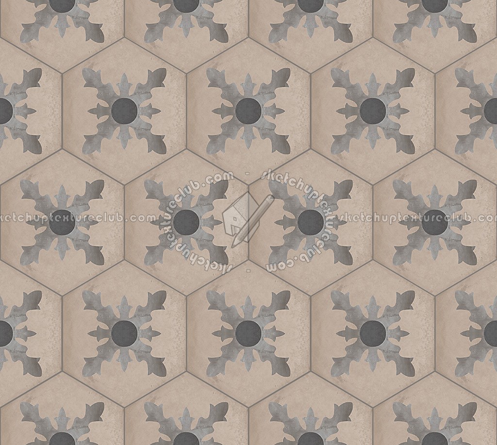 Textures   -   ARCHITECTURE   -   TILES INTERIOR   -   Hexagonal mixed  - Hexagonal tile texture seamless 16871 (seamless)