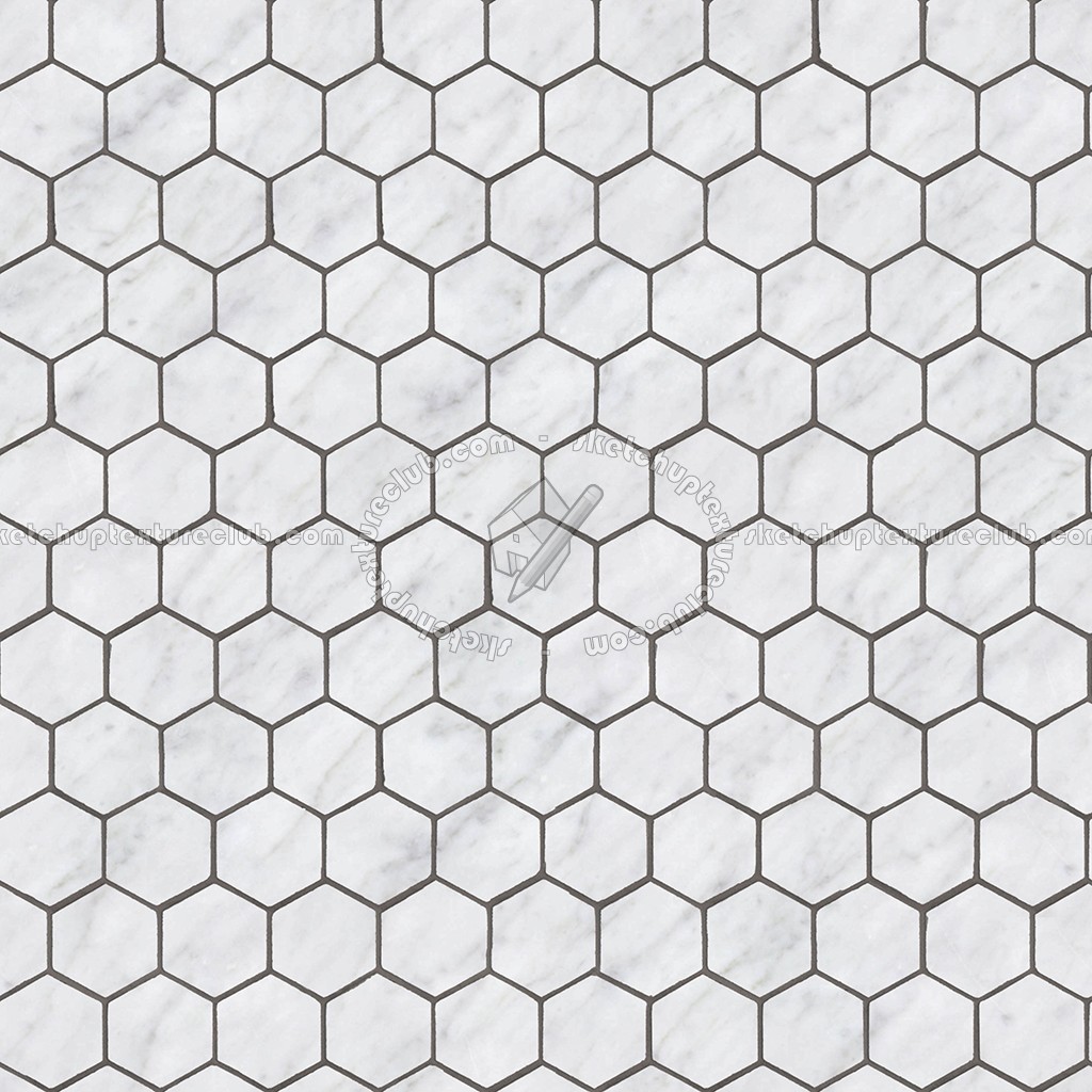 Textures   -   ARCHITECTURE   -   PAVING OUTDOOR   -   Hexagonal  - Marble paving outdoor hexagonal texture seamless 05988 (seamless)