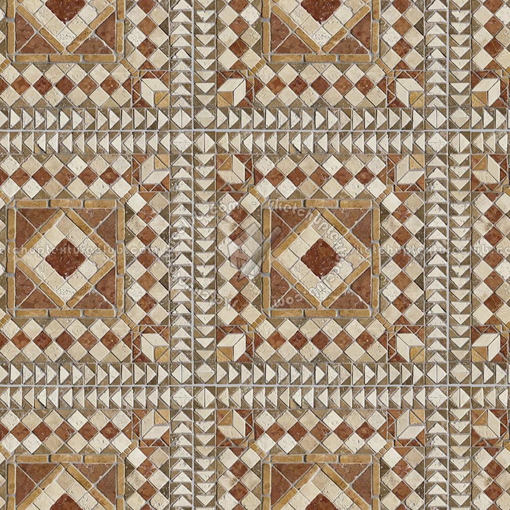 Textures   -   ARCHITECTURE   -   PAVING OUTDOOR   -   Mosaico  - Mosaic paving outdoor texture seamless 06047 (seamless)