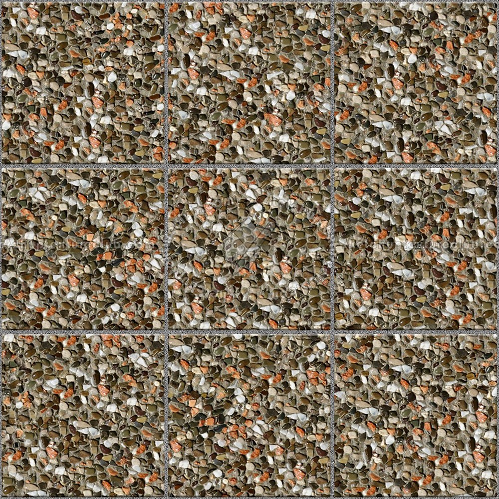 Textures - ARCHITECTURE - PAVING OUTDOOR - Washed gravel - Washed gravel paving outdoor texture seamless 17857 (seamless)