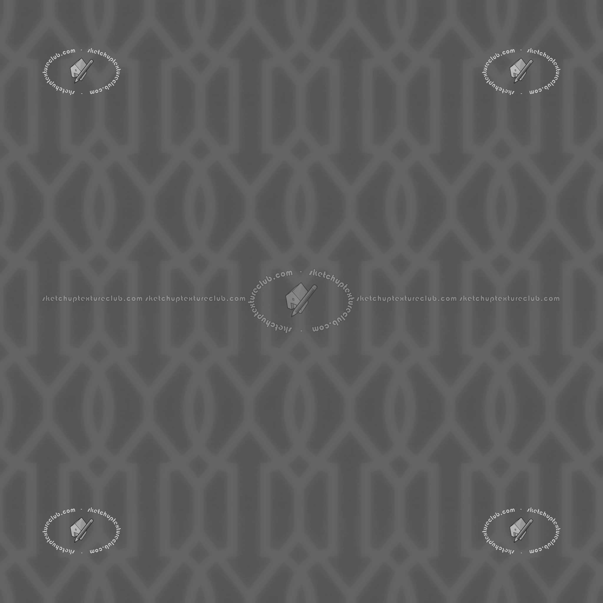 Textures   -   MATERIALS   -   FABRICS   -   Geometric patterns  - Blue covering fabric geometric printed texture seamless 20944 - Displacement