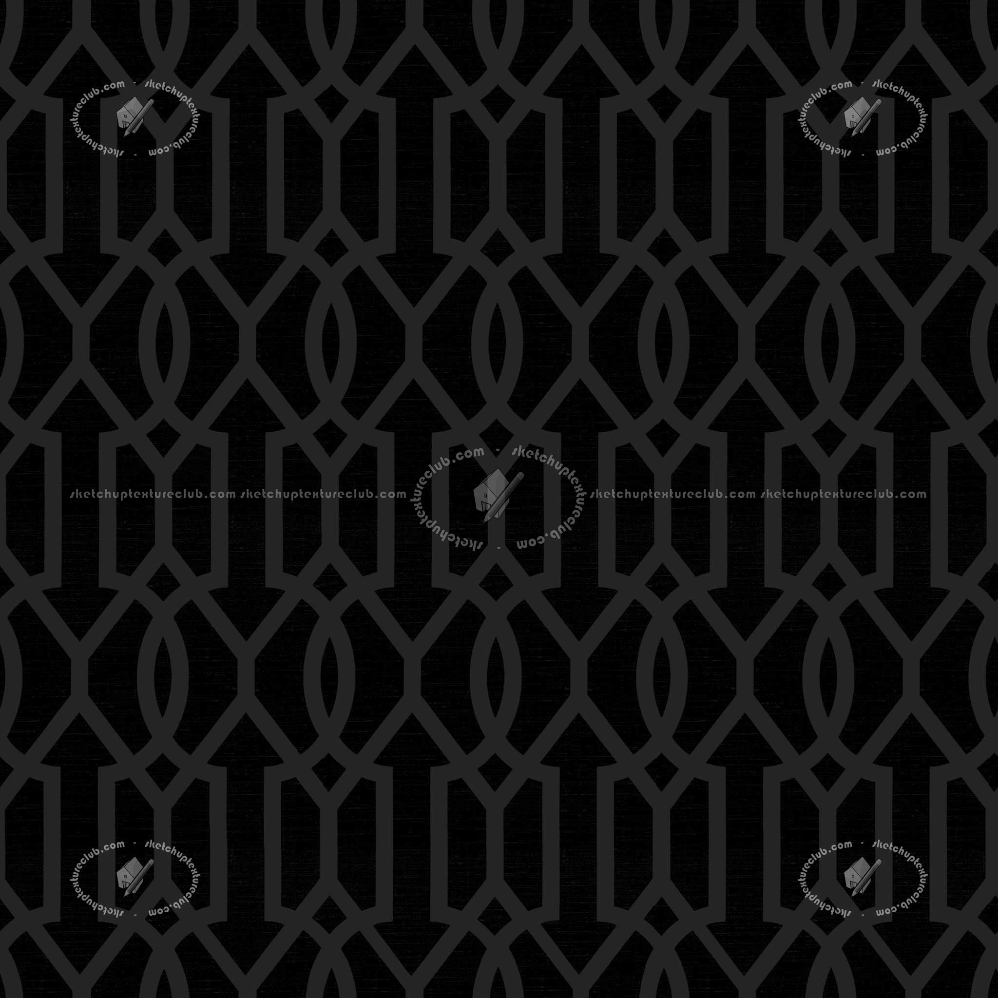 Textures   -   MATERIALS   -   FABRICS   -   Geometric patterns  - Blue covering fabric geometric printed texture seamless 20944 - Specular