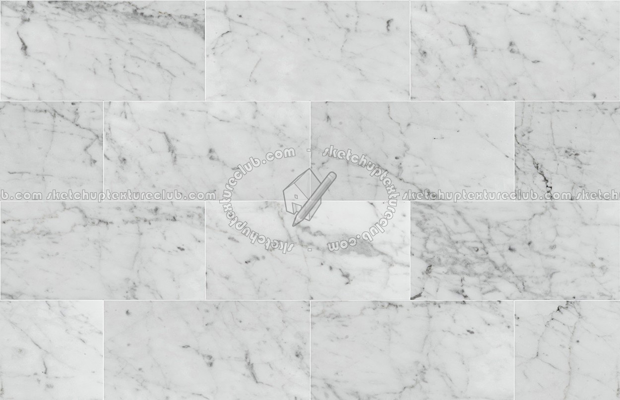 Carrara white marble floor tile texture seamless 14809