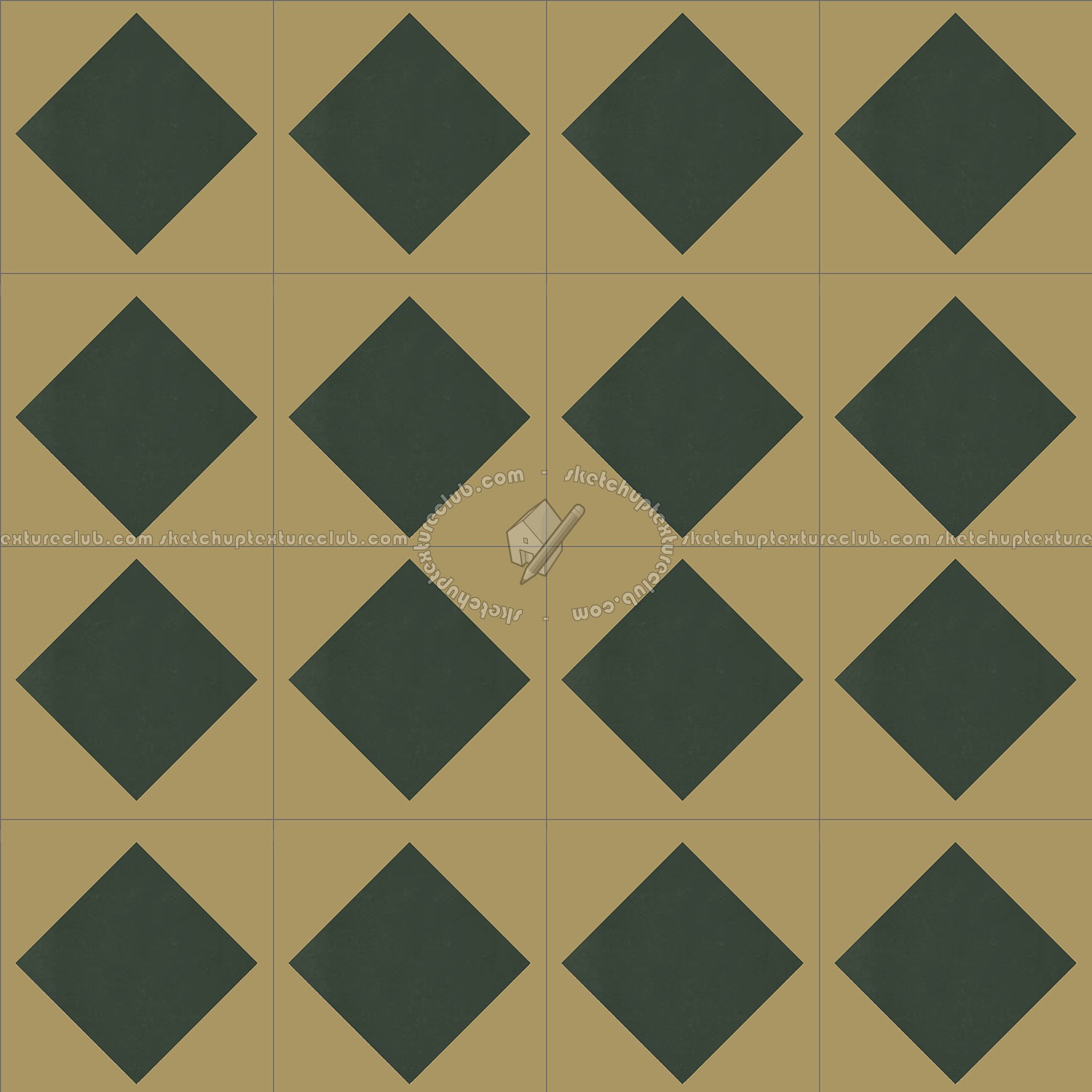 Textures   -   ARCHITECTURE   -   TILES INTERIOR   -   Cement - Encaustic   -   Checkerboard  - Checkerboard cement floor tile texture seamless 13406 (seamless)