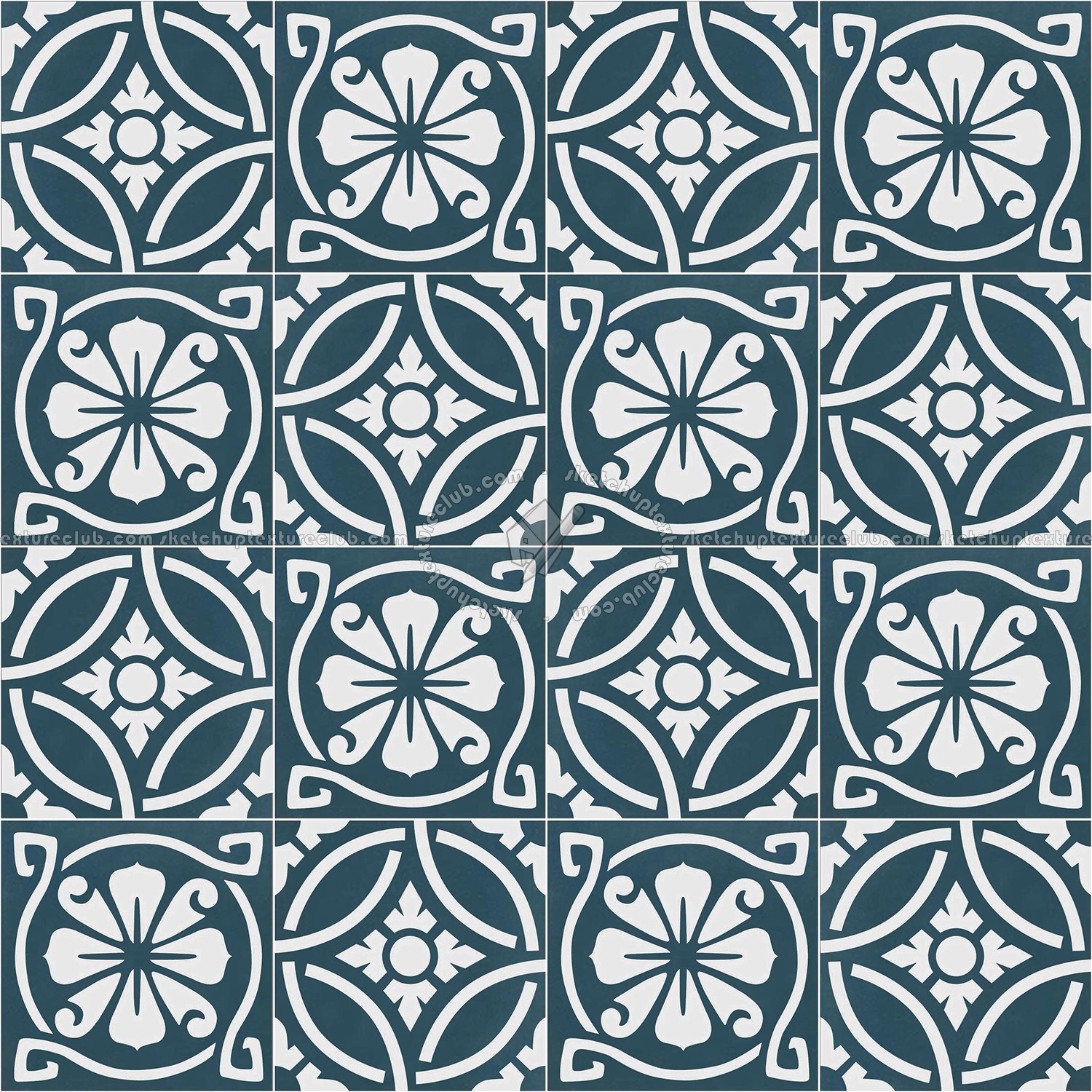 Textures   -   ARCHITECTURE   -   TILES INTERIOR   -   Cement - Encaustic   -   Victorian  - Victorian cement floor tile texture seamless 13662 (seamless)