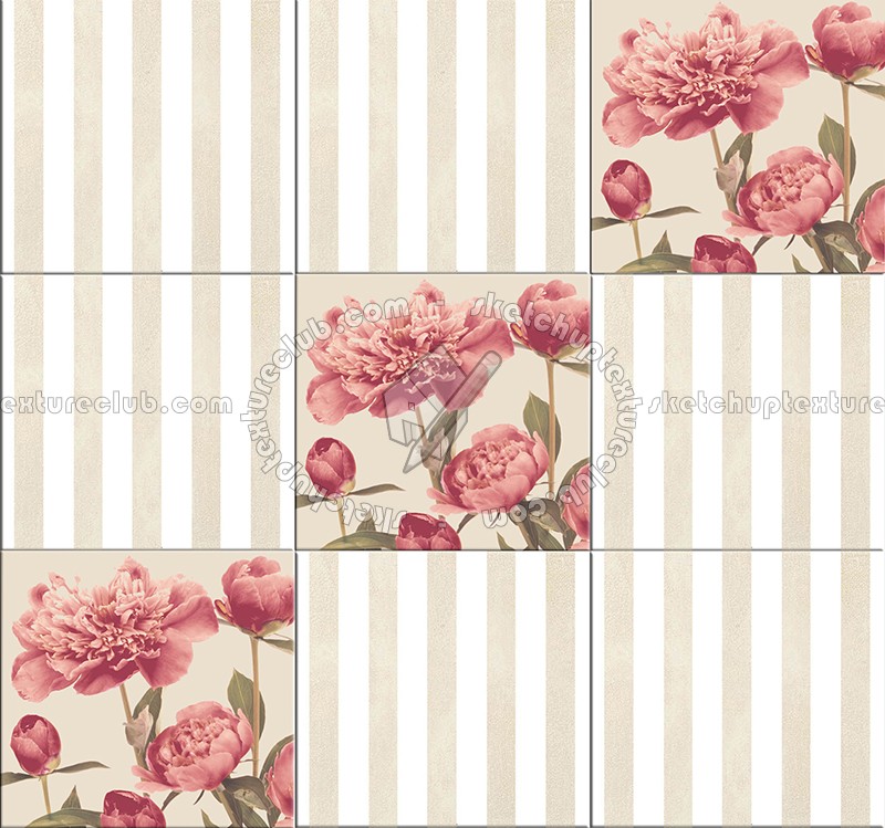 Textures - ARCHITECTURE - TILES INTERIOR - Ornate tiles - Country style - Country style tiles texture seamless 17269 (seamless)