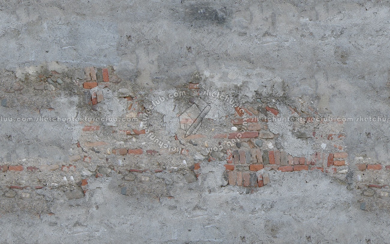 Textures - ARCHITECTURE - STONES WALLS - Damaged walls - Damaged wall stone texture seamless 08243 (seamless)