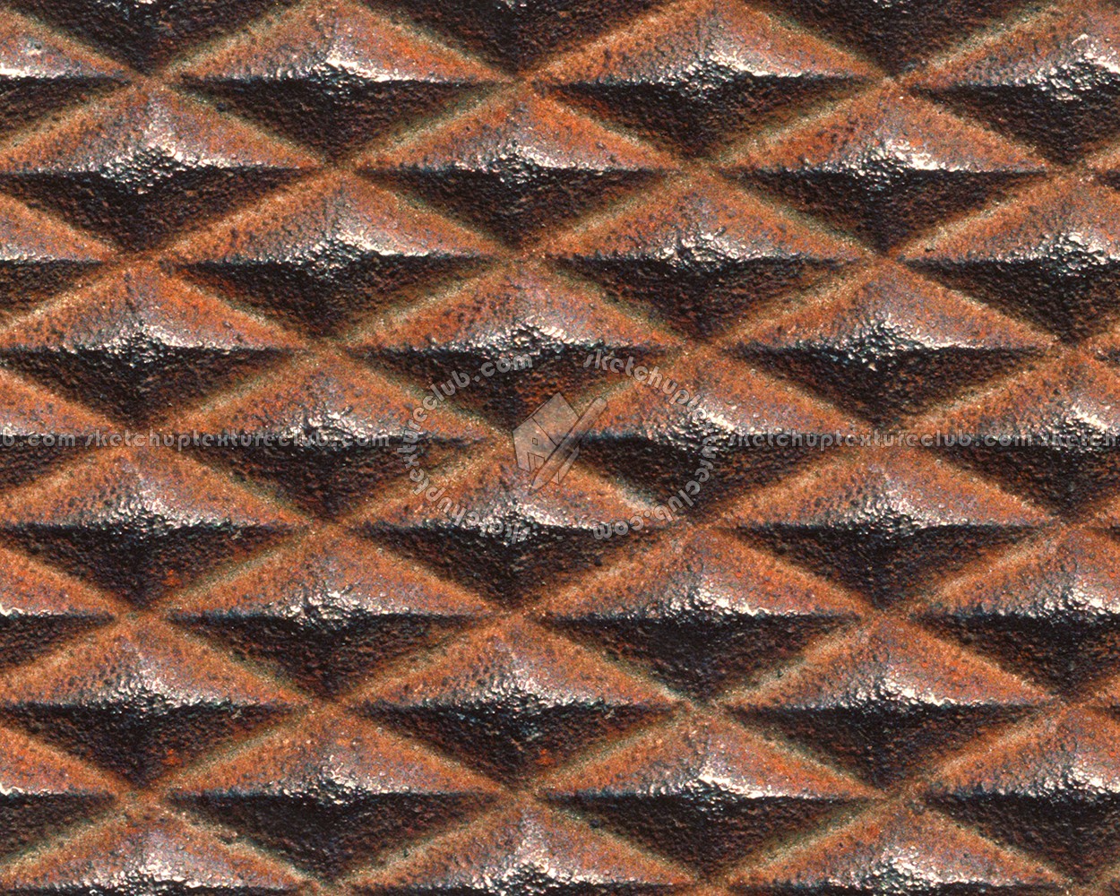 Textures   -   MATERIALS   -   METALS   -   Plates  - Rusty iron metal plate texture seamless 10581 (seamless)
