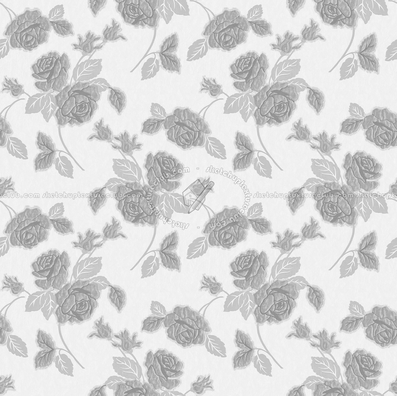 Textures   -   MATERIALS   -   WALLPAPER   -   Parato Italy   -   Nobile  - The rose nobile floral wallpaper by parato texture seamless 11457 - Bump