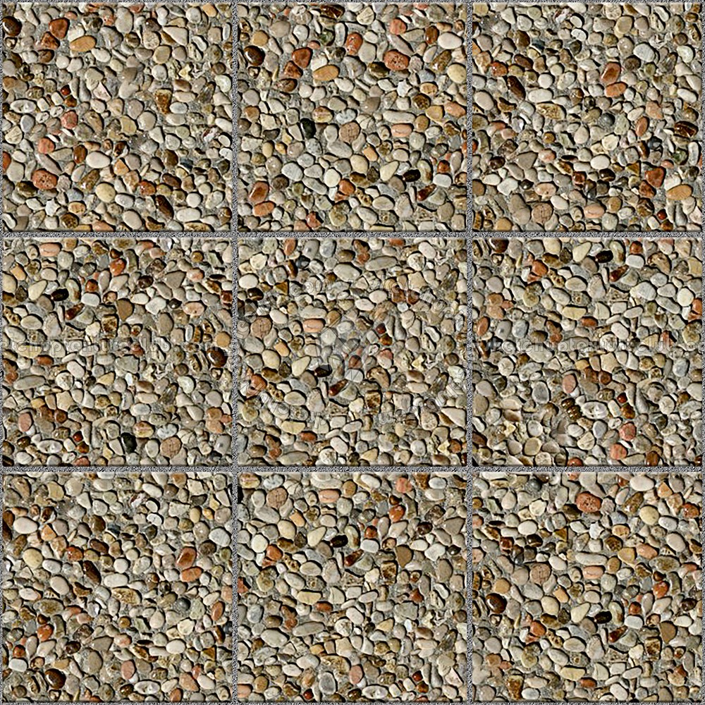 Textures - ARCHITECTURE - PAVING OUTDOOR - Washed gravel - Washed gravel paving outdoor texture seamless 17859 (seamless)