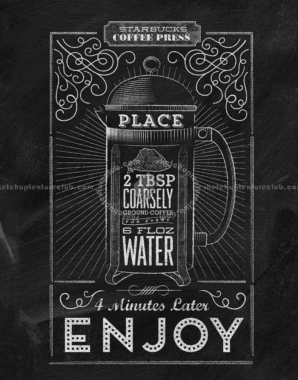 Textures - ARCHITECTURE - DECORATIVE PANELS - Chalkboard paint - Chalkboard interior decorative panel 03056