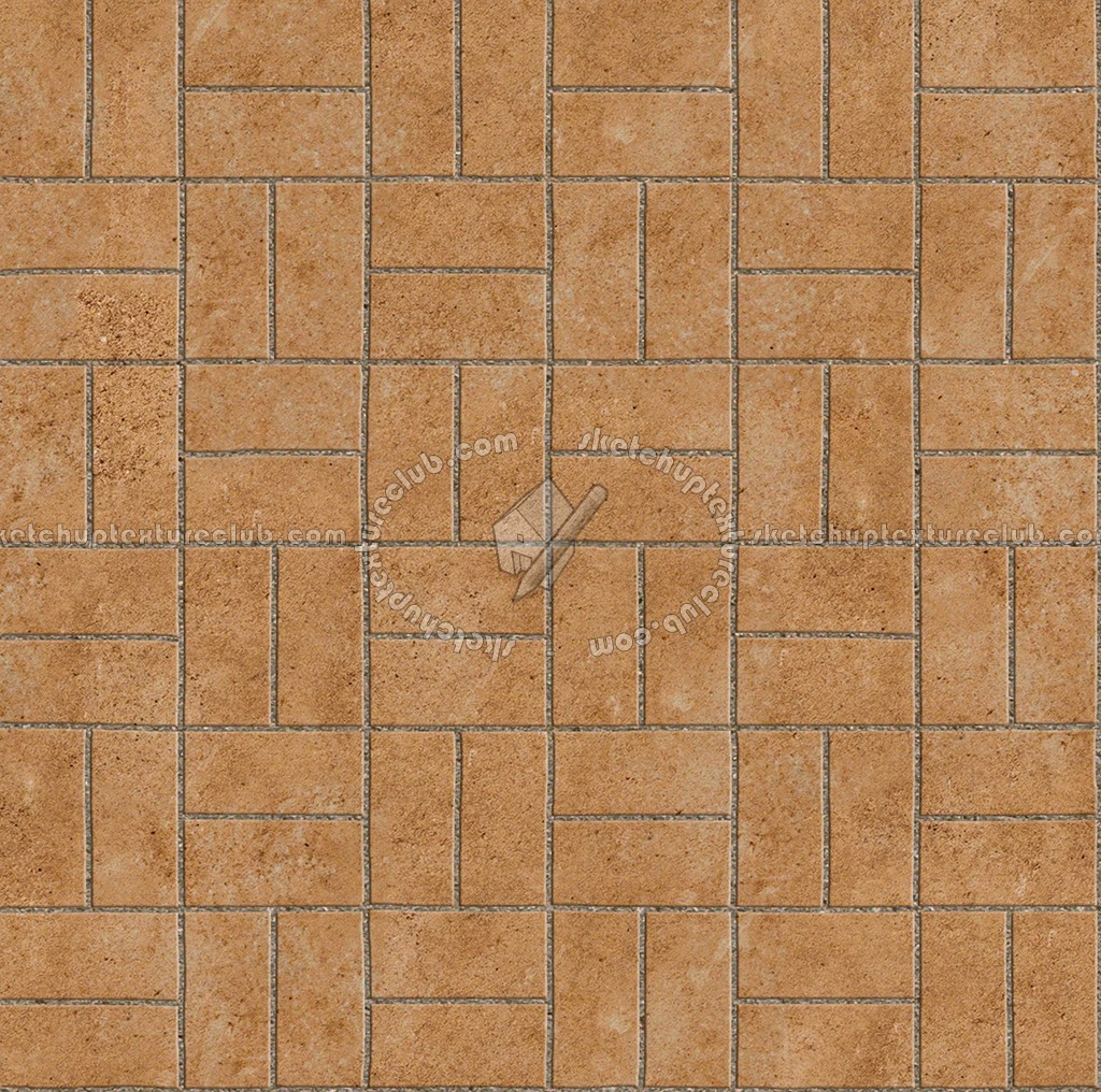 Textures - ARCHITECTURE - PAVING OUTDOOR - Terracotta - Blocks regular - Cotto paving outdoor regular blocks texture seamless 06647 (seamless)