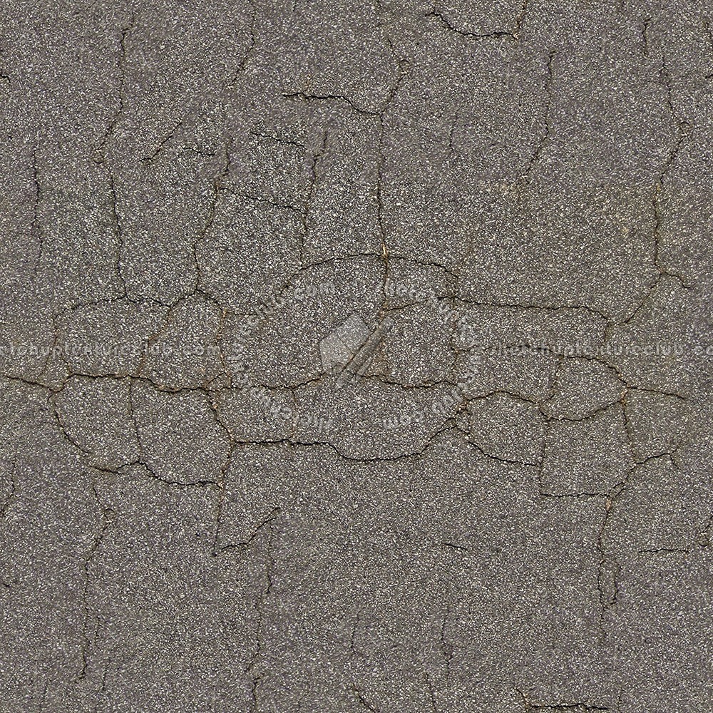 Textures   -   ARCHITECTURE   -   ROADS   -   Asphalt damaged  - Damaged asphalt texture seamless 07318 (seamless)