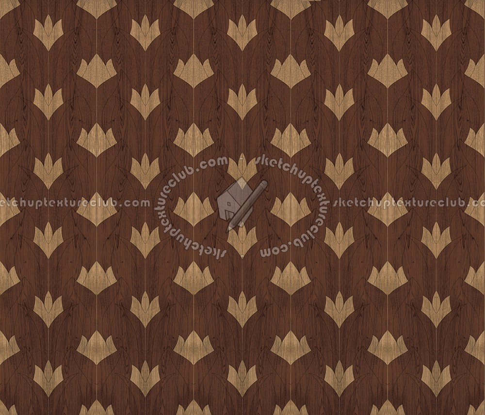 Textures   -   ARCHITECTURE   -   WOOD FLOORS   -   Decorated  - Parquet decorated texture seamless 04634 (seamless)