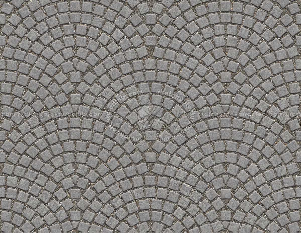 Textures - ARCHITECTURE - ROADS - Paving streets - Cobblestone - Street paving cobblestone texture seamless 07342 (seamless)