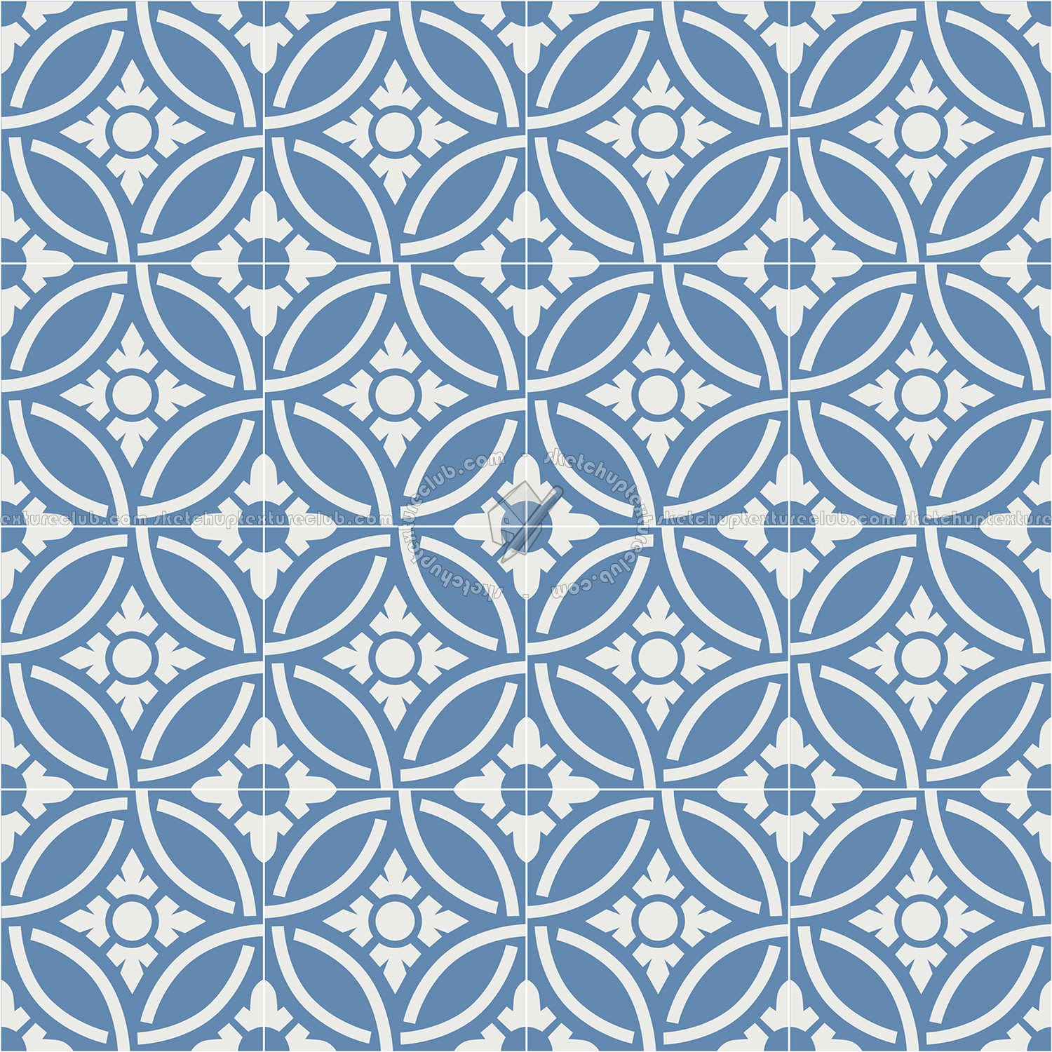 Textures   -   ARCHITECTURE   -   TILES INTERIOR   -   Cement - Encaustic   -   Victorian  - Victorian cement floor tile texture seamless 13664 (seamless)