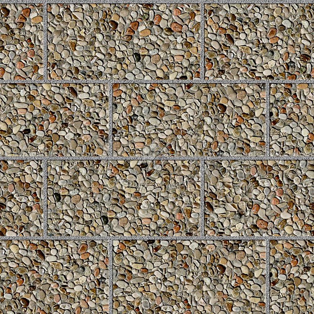 Textures   -   ARCHITECTURE   -   PAVING OUTDOOR   -   Washed gravel  - Washed gravel paving outdoor texture seamless 17860 (seamless)