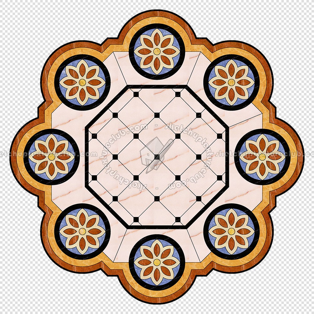 Textures   -   ARCHITECTURE   -   TILES INTERIOR   -   Water Jet   -   Medallions  - Water jet medallion texture seamless 16347 (seamless)