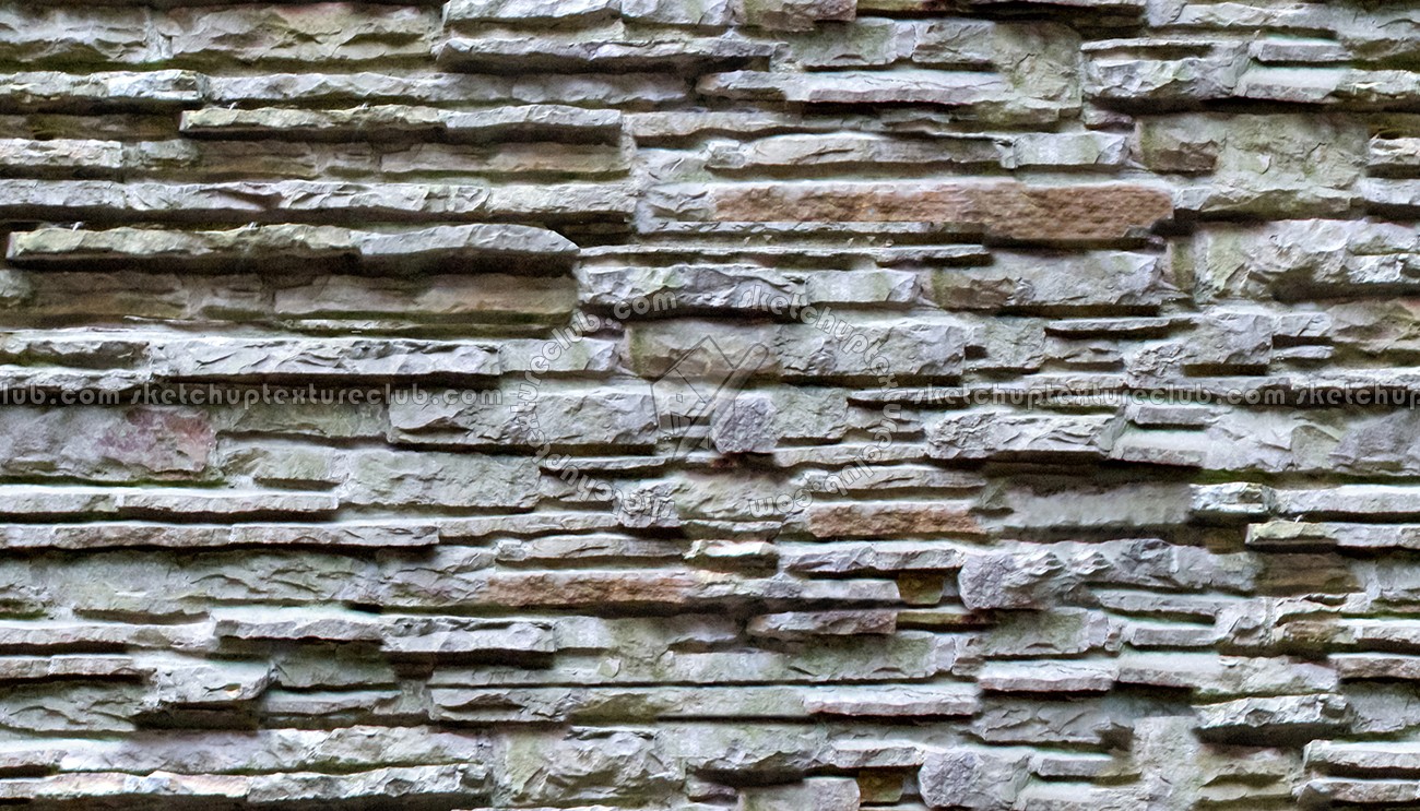 Fallingwater house stacked slabs walls stone texture 