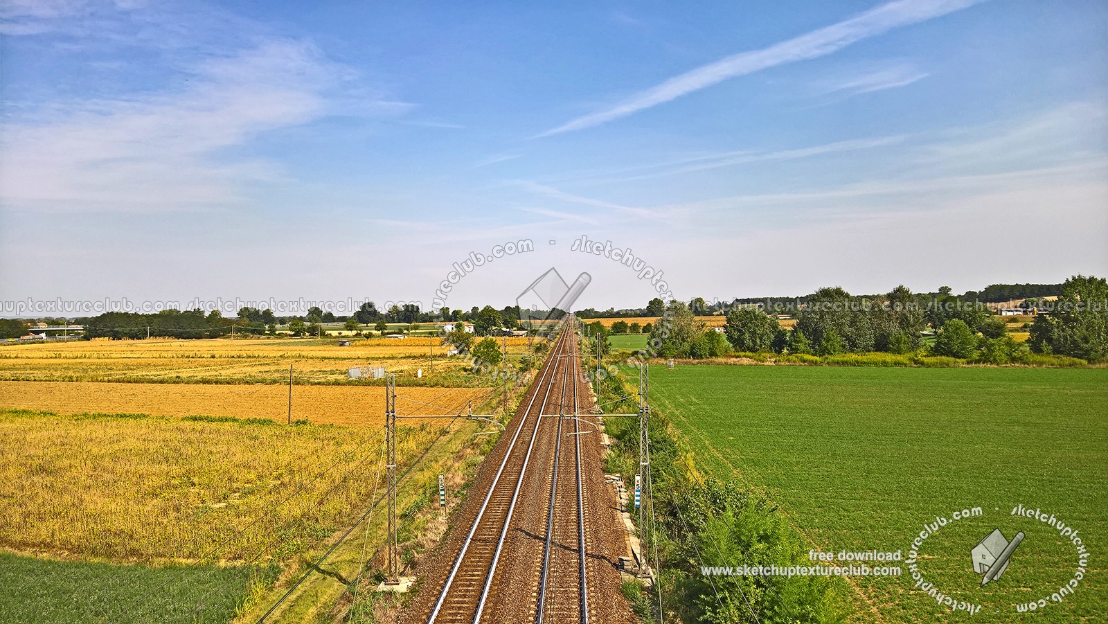 Textures   -   BACKGROUNDS &amp; LANDSCAPES   -   RAILROADS  - Railroad background 17756