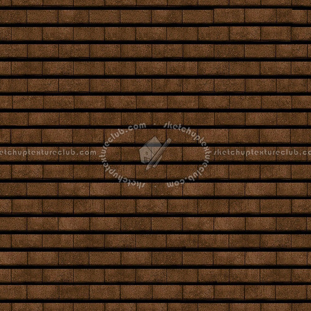 Textures   -   ARCHITECTURE   -   ROOFINGS   -   Flat roofs  - Eminence flat clay roof tiles texture seamless 03530 (seamless)