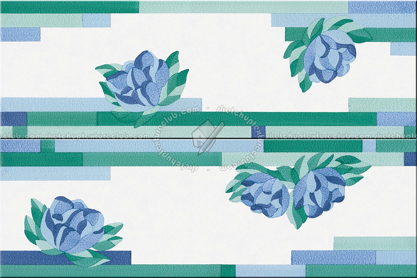 Textures   -   ARCHITECTURE   -   TILES INTERIOR   -   Mosaico   -   Mixed format  - Mosaico patterned tiles texture seamless 1 15546 (seamless)