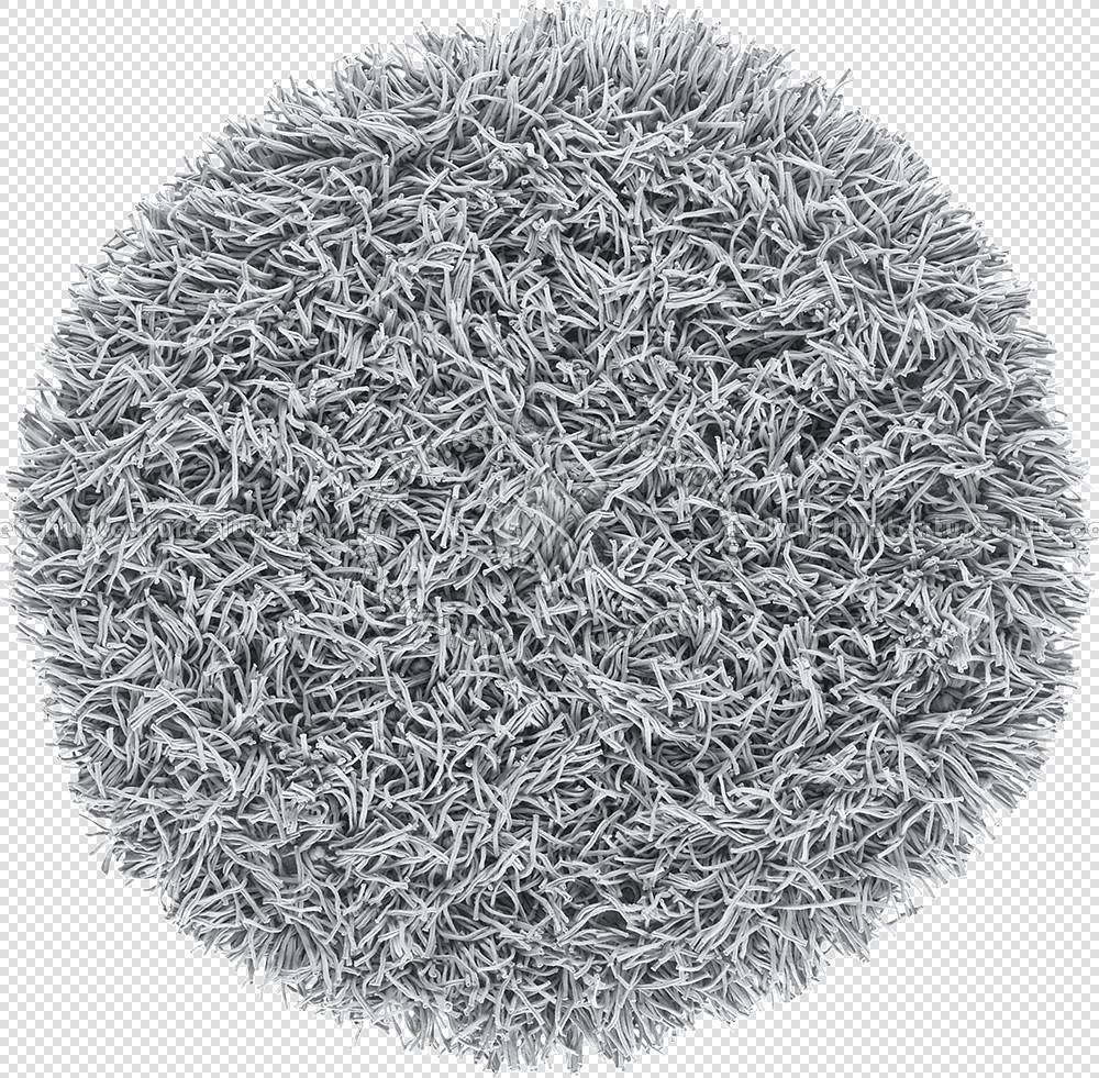 Textures   -   MATERIALS   -   RUGS   -   Round rugs  - Round long pile rug texture 19963