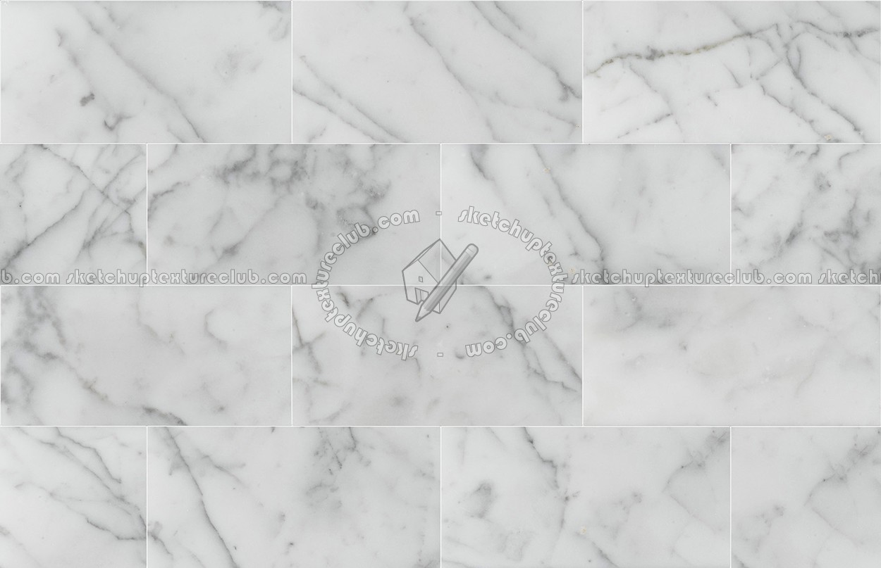 Statuary white marble floor tile texture seamless 14813