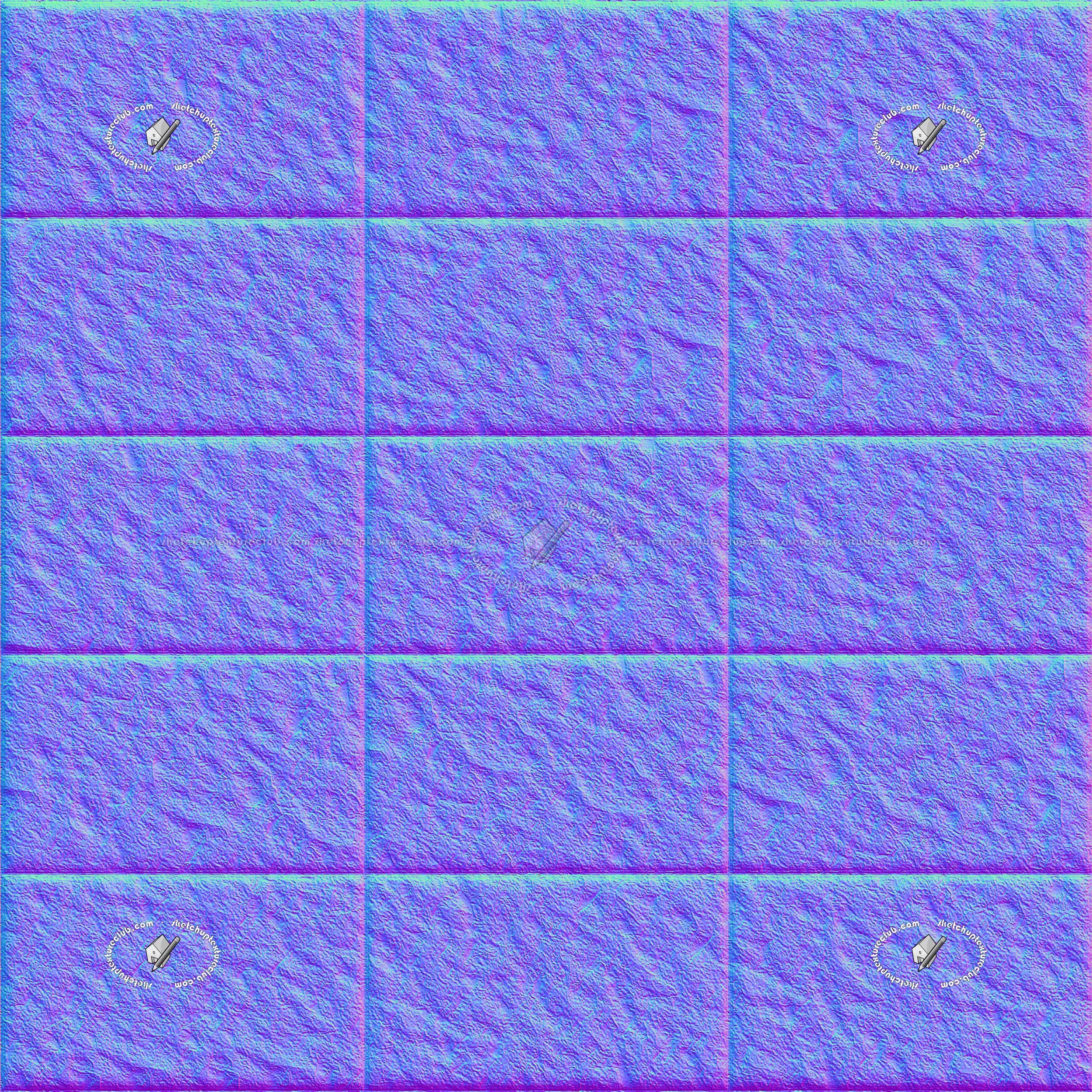 Textures   -   ARCHITECTURE   -   MARBLE SLABS   -   Marble wall cladding  - Travertine wall cladding texture seamless 20827 - Normal