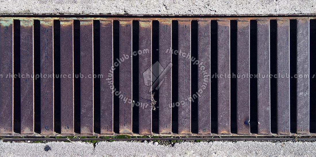 Textures   -   ARCHITECTURE   -   ROADS   -   Street elements  - Metal water manhole cover texture seamless 19701 (seamless)