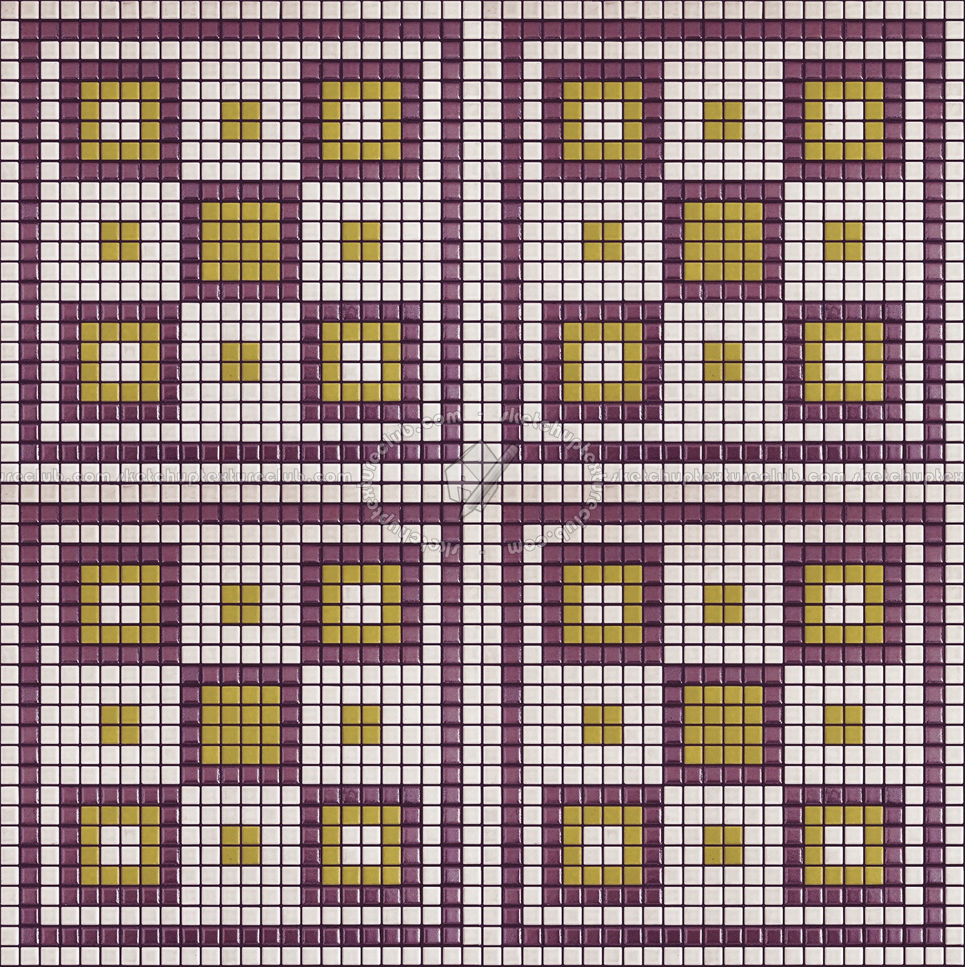 Textures   -   ARCHITECTURE   -   TILES INTERIOR   -   Mosaico   -   Classic format   -   Patterned  - Mosaico patterned tiles texture seamless 15038 (seamless)