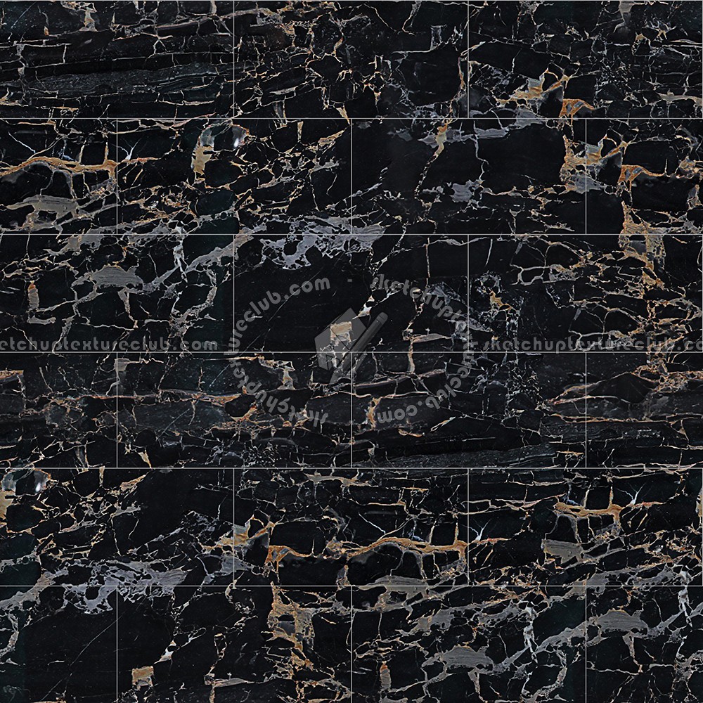 Textures - ARCHITECTURE - TILES INTERIOR - Marble tiles - Black - Portoretto black marble tile texture seamless 14123 (seamless)